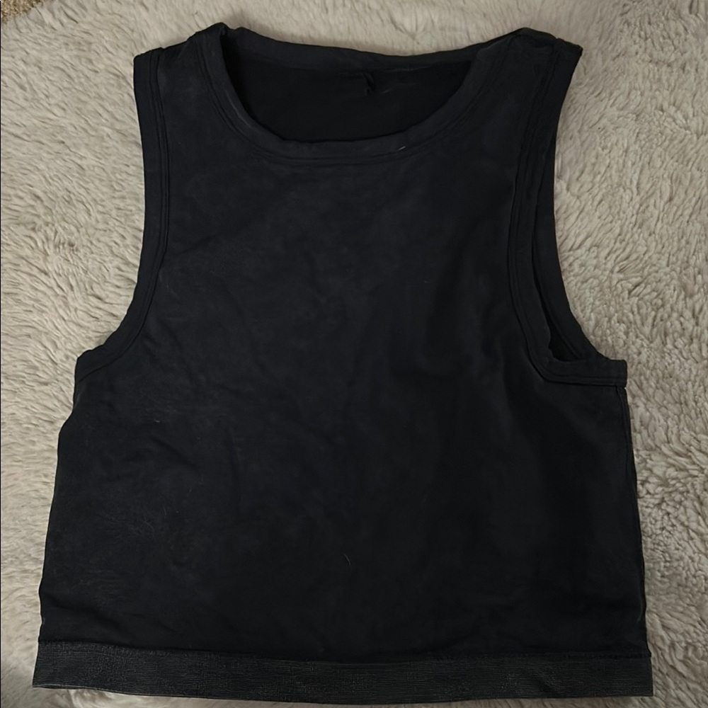 Black Sleeveless Women's Top